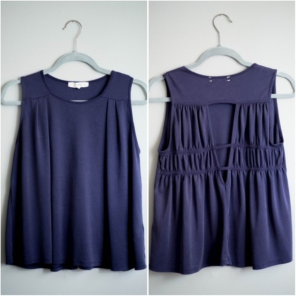 BCNU Be Seeing You Ruched Back Tank - S - Picture 1 of 5